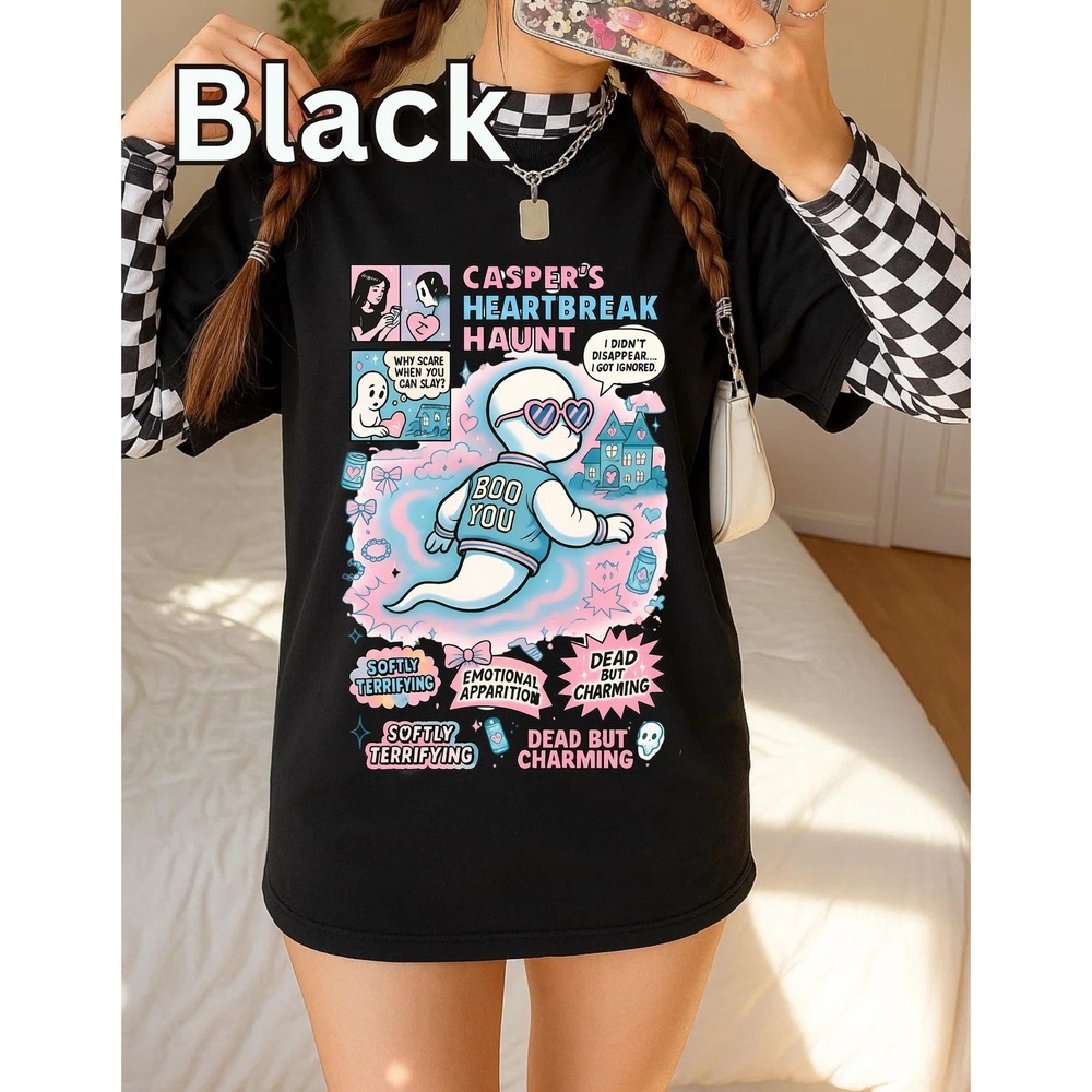 Ghostly Heartbreak Unisex Tee Black